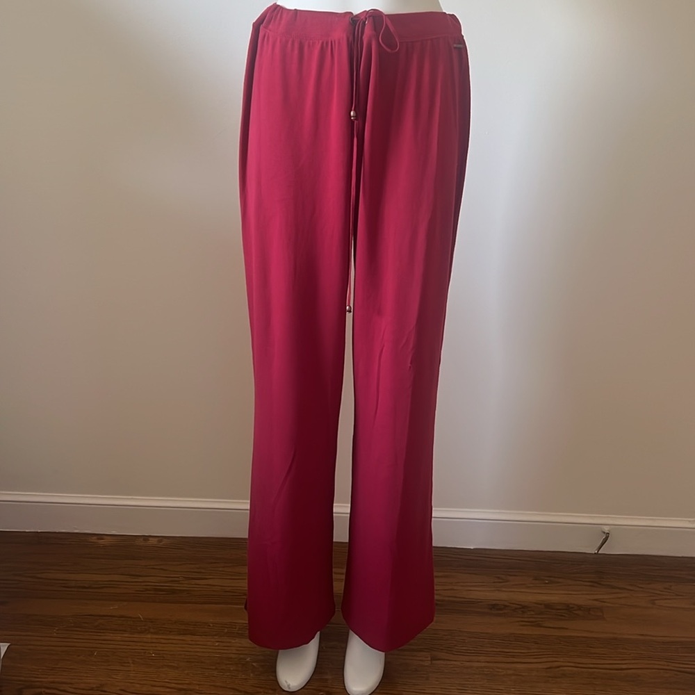 Daisy Fuentes Red Flared Lounge Pants Size XL New With Tag